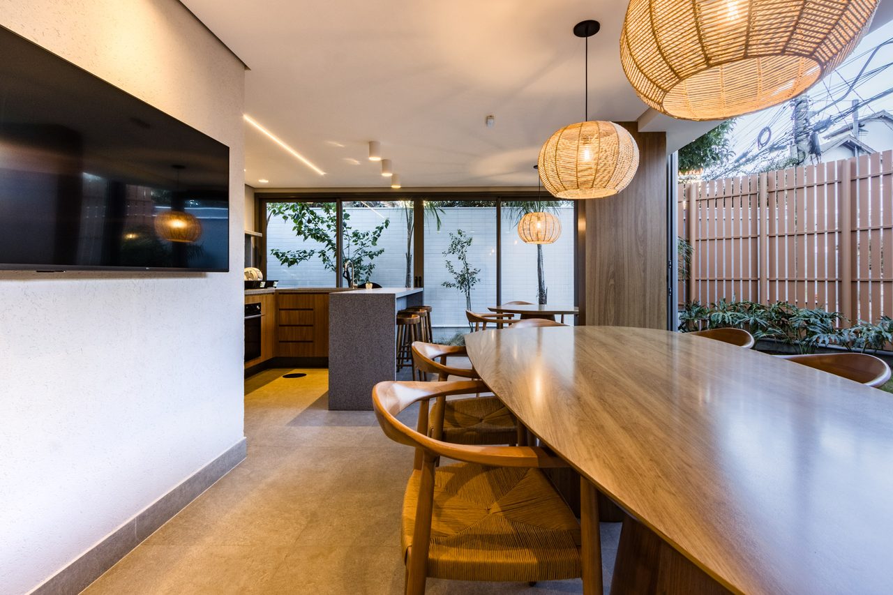 Espaço gourmet do Artus com área externa — vista 2